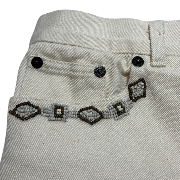 Chaps Straight Leg Jeans with Beaded Detail - Picture 12 of 12